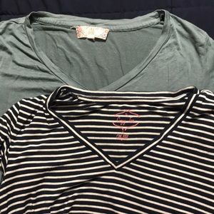 Bundle of Two Pink Rose Tops